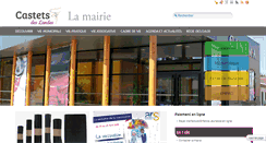 Desktop Screenshot of castets.fr