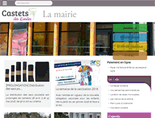 Tablet Screenshot of castets.fr